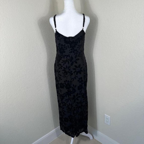 Taylor Velvet Burnout Maxi Dress 8 Y2K Whimsigoth Gothic Fairy Grunge Vampy - Picture 3 of 8
